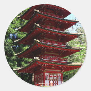 サンFraのゴールデンゲートパークの日本のな茶庭 ラウンドシール