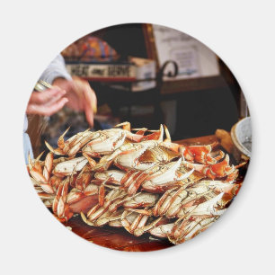 サンFranciscのFishermansの波止場のアメリカイチョウガニ マグネット