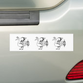 サンIdelfonsoの水鳥 バンパーステッカー (車上)