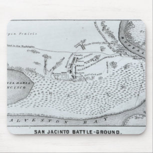 サンJacintoの戦いの地上計画 マウスパッド