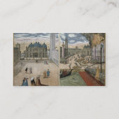 サンMarcoの眺め、および火のPalazzo Ducale、 名刺 (裏面)