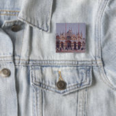 サンMarco、Brizeghel (litho)著刻まれるベニス 缶バッジ (インサイチュ)