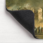 サンMarcuola (キャンバスの油)の火 マウスパッド (コーナー)