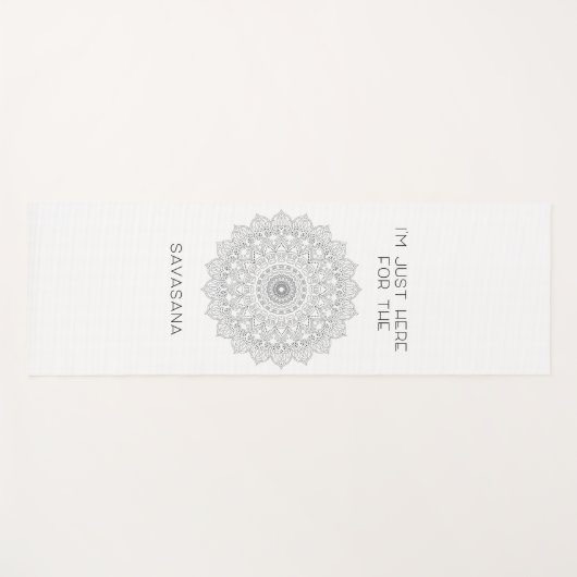 サヴァサナのヨガマットのためにここにいる ヨガマット (正面(横))