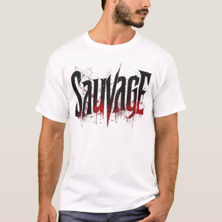 サヴァージュゴスストリートウェアグラフィックTシャツ - エッジーなグラフィック Tシャツ