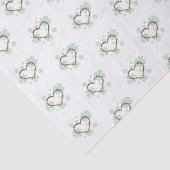 サヴィアの王冠の聖パトリックの日とシャムロック 薄葉紙 (詳細)