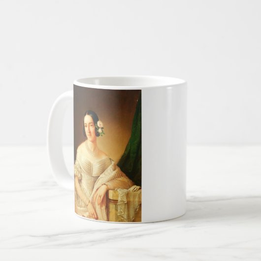 サヴォイ賛美のマリア・クリスティーナ コーヒーマグカップ (正面左)