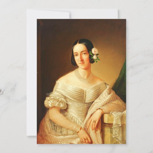 サヴォイ賛美のマリア・クリスティーナ 招待状 (正面)