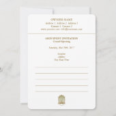 サヴォネリー～招待状カード 招待状 (裏面)