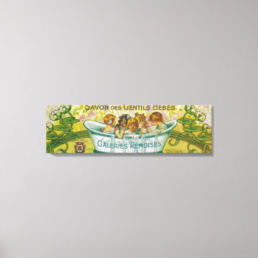 サヴォンデゲンティルベベベスソープラベル キャンバスプリント (正面)