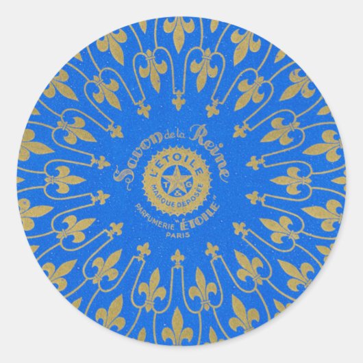 サヴォンドラレーヌ石鹸ラベル ラウンドシール (正面)