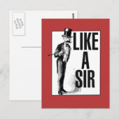 サーのように ポストカード (正面/裏面)