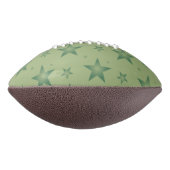 サーエレガントジスタイリッシュ・グリーンのオリーブ・スターズ アメリカンフットボール (回転90)