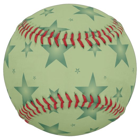 サーエレガントジスタイリッシュ・グリーンのオリーブ・スターズ ソフトボール (正面)