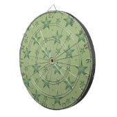 サーエレガントジスタイリッシュ・グリーンのオリーブ・スターズ ダーツボード (正面右)