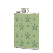 サーエレガントジスタイリッシュ・グリーンのオリーブ・スターズ フラスク (左)