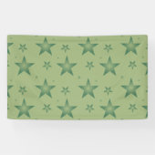 サーエレガントジスタイリッシュ・グリーンのオリーブ・スターズ 横断幕 (横)