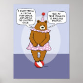 サーカおもしろいスは表現真の情熱を持つ ポスター (正面)