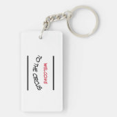 サーカスおもしろいキーチェーンへようこそ キーホルダー (裏面)