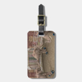 サーカスおもしろい象 ラゲッジタグ (正面縦)