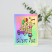 サーカスおもしろい ポストカード (スタンド正面)