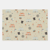 サーカスおもしろい ラッピングペーパーシート (正面3)