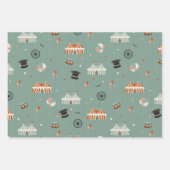 サーカスおもしろい ラッピングペーパーシート (正面2)