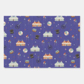 サーカスおもしろい ラッピングペーパーシート (正面)