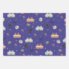サーカスおもしろい ラッピングペーパーシート