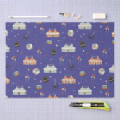 サーカスおもしろい 薄葉紙 (クラフト)