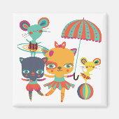 サーカスかわいこちゃん マグネット (正面)