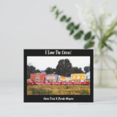 サーカスが大好き！サーカス列車はがき ポストカード (スタンド正面)