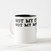 サーカスじゃなくてモンキーマグじゃなくて ツートーンマグカップ (正面左)