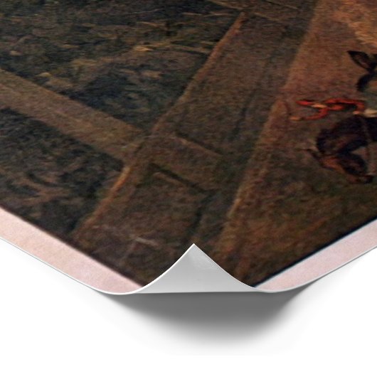 サーカスでアクロバットを演じる女性 ポスター (角)