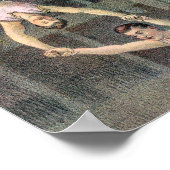 サーカスで演奏する男性の曲芸師 ポスター (角)