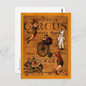 サーカスで ポストカード (正面/裏面)
