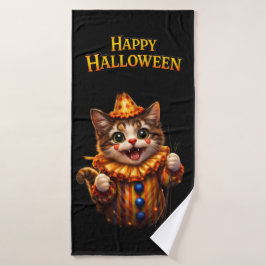 サーカスと子猫のウィスキカルハロウィン3点セット バスタオルセット