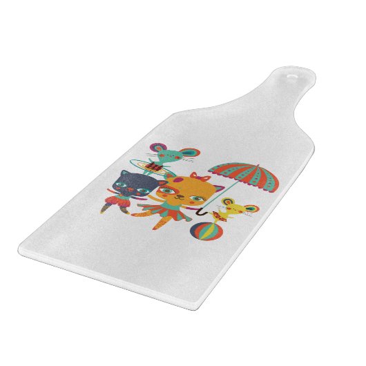 サーカスのかわいこちゃん カッティングボード (角)