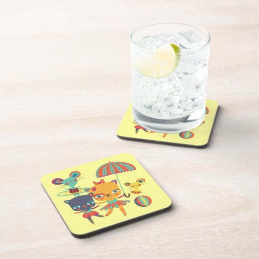 サーカスのかわいこちゃん コースター (右側)