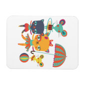 サーカスのかわいこちゃん マグネット (横)