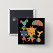 サーカスのかわいこちゃん 缶バッジ (正面&裏面)