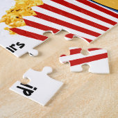 サーカスのカーニバルのカスタムの誕生日 ジグソーパズル (側面)