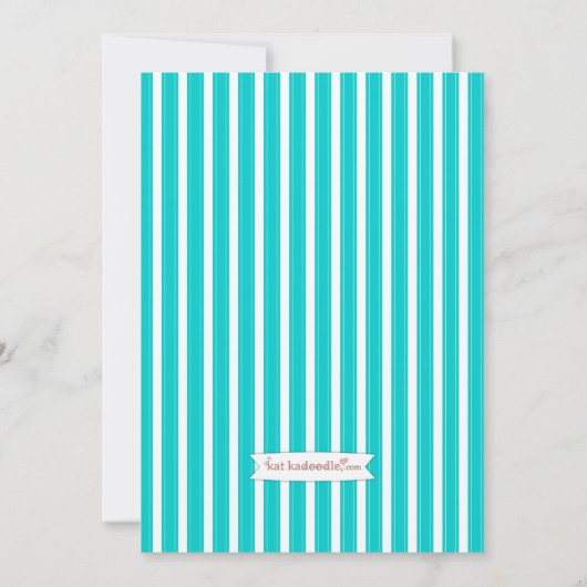 サーカスのカーニバルの誕生会のサーカスの大テントの招待状 招待状 (裏面)