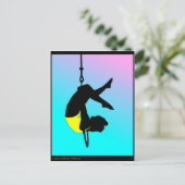 サーカスのコンテンポラリー軽業師 ポストカード (スタンド正面)