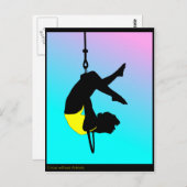 サーカスのコンテンポラリー軽業師 ポストカード (正面/裏面)