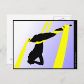 サーカスのコンテンポラリー軽業師 ポストカード (正面/裏面)