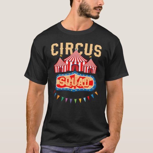 サーカスのショー家族のリングアーティスト Tシャツ (正面)