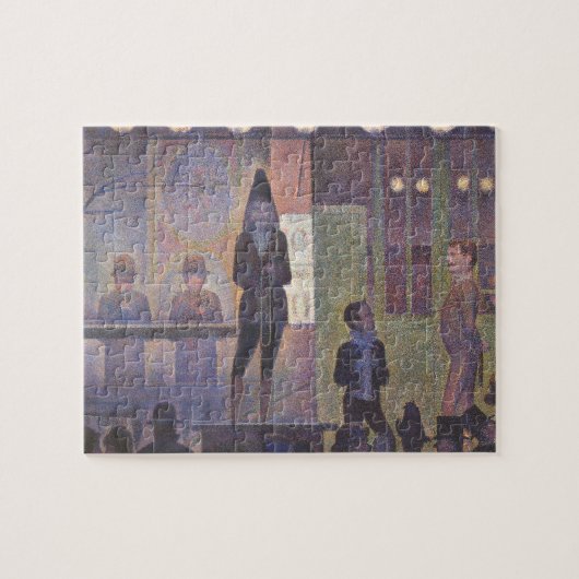 サーカスのショー（Parade de Cirque）(1887/1888) ジョルジュ・スーラによる ジグソーパズル (横)