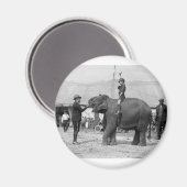 サーカスのテディ・ルーズベルト： 1924年 マグネット (正面/裏面)