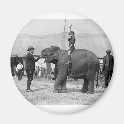 サーカスのテディ・ルーズベルト： 1924年 マグネット (正面)